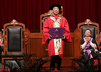 Dr. Zhou Jianping receives the degree of Doctor of Science, honoris causa